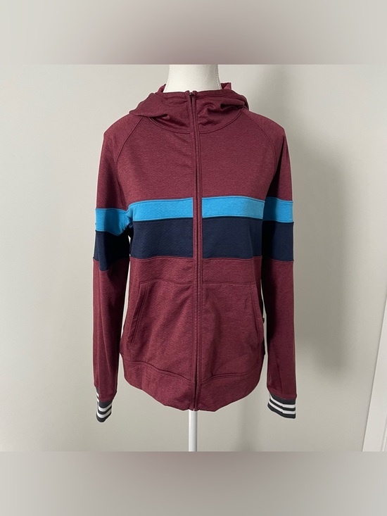 cotopaxi Tops - Cotopaxi Women's Bandera Full-Zip Hoodie Red Stripe Size Medium Outdoor Hike